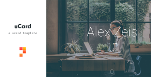 uCard – Animated vCard HTML Template