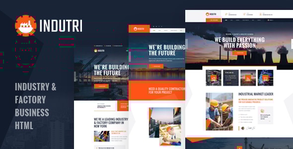 Indutri – HTML Template For Industry & Factory Business Indutri – HTML Template For Industry & Factory Business