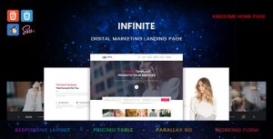 Infinite – Digital Marketing Landing Page