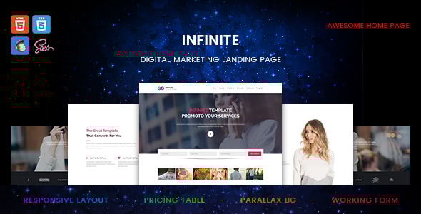 Infinite – Digital Marketing Landing Page Infinite – Digital Marketing Landing Page