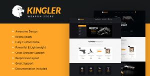 Kingler | Weapon Store & Gun Training Template