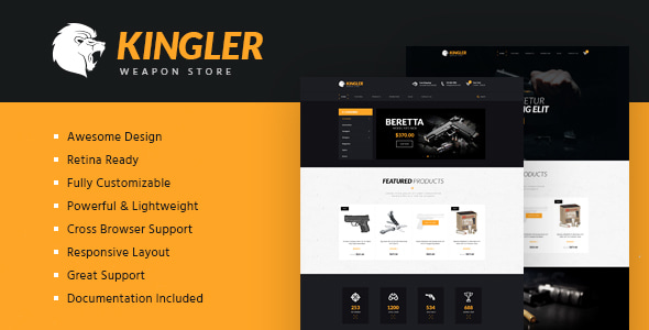 Kingler | Weapon Store & Gun Training Template Kingler | Weapon Store & Gun Training Template