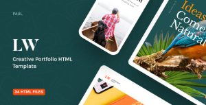 Lewis – Creative Portfolio & Agency HTML Template
