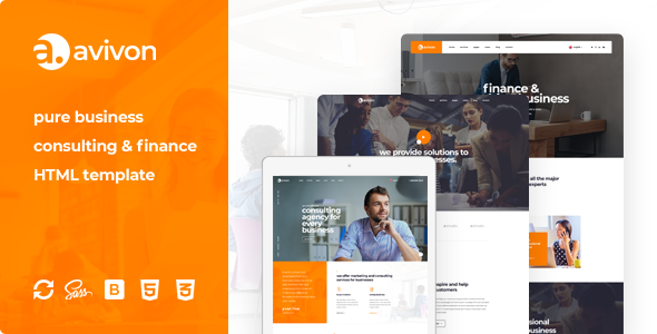 Avivon – Pure Business Consulting & Finance HTML5 Template Avivon – Pure Business Consulting & Finance HTML5 Template