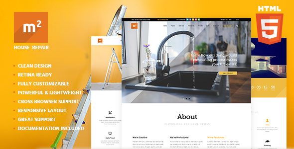 m2 – Home Repair, Building & Maintenance Template m2 – Home Repair, Building & Maintenance Template