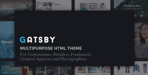 Gatsby – Business, Consulting, Agency, App Showcase, Portfolio HTML Theme