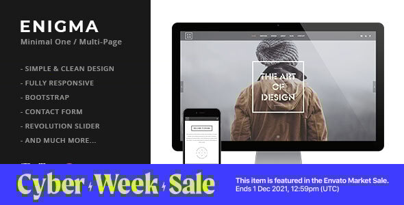 Enigma | Creative Responsive Minimal HTML Template Enigma | Creative Responsive Minimal HTML Template