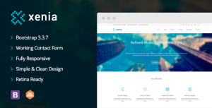Xenia – Refined HTML 5 / CSS 3 Corporate Template