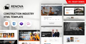Renova – Construction Industry HTML Template