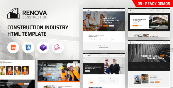 Renova – Construction Industry HTML Template Renova – Construction Industry HTML Template