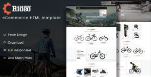 Rideo – Bicycle Store HTML Template