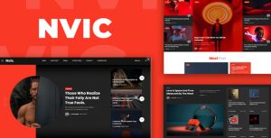Nvic – Blog and Magazine HTML Template