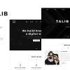 Talib – One Page Parallax Template for Personal & Agency