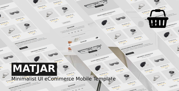 Matjar – Minimalist UI eCommerce Mobile Template Matjar – Minimalist UI eCommerce Mobile Template