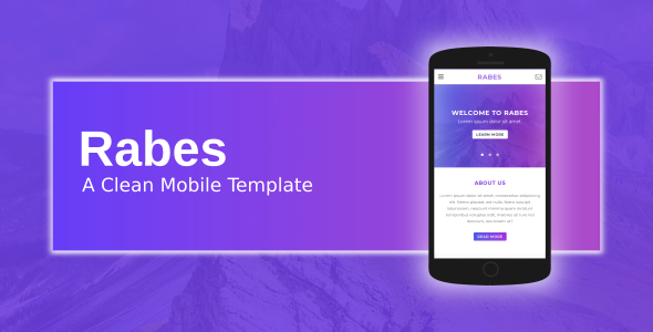 Rabes – A Clean Mobile Template Rabes – A Clean Mobile Template