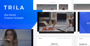 Trila – Ajax Based Creative Template