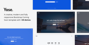 Yose – Responsive Coming Soon Template