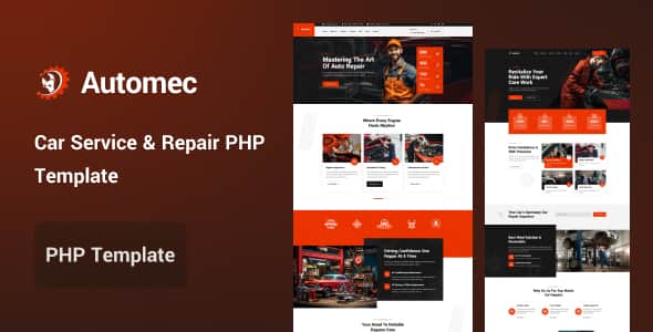 Automec – Car Service & Repair PHP Template Automec – Car Service & Repair PHP Template