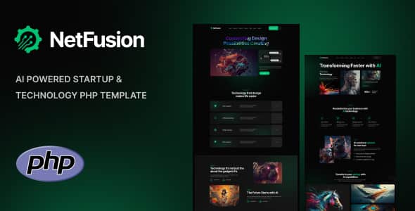 NetFusion – AI Powered Startup & Technology PHP Template NetFusion – AI Powered Startup & Technology PHP Template
