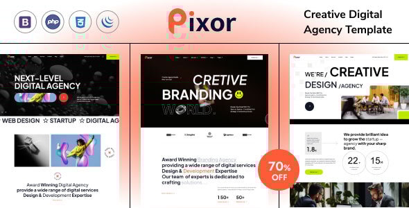 Pixor | Creative Agency Template Pixor | Creative Agency Template