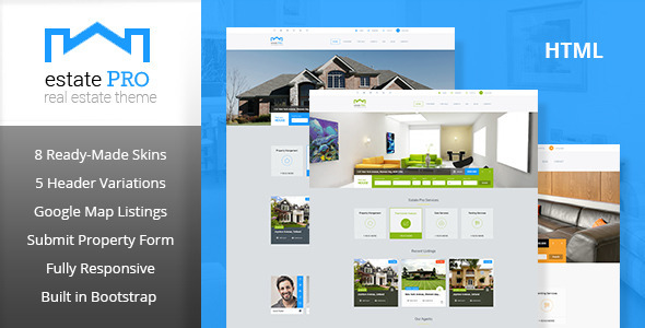Estate Pro – Responsive HTML Template Estate Pro – Responsive HTML Template