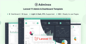 Adminox – Laravel 11 Admin & Dashboard Template