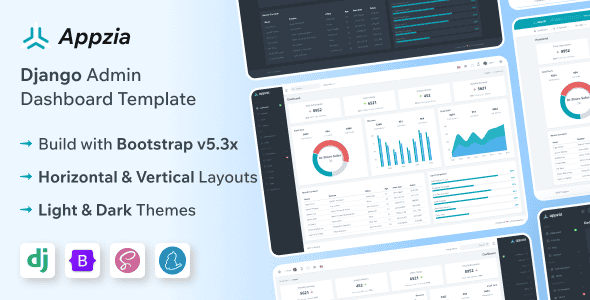 Appzia – Django Admin & Dashboard Template Appzia – Django Admin & Dashboard Template