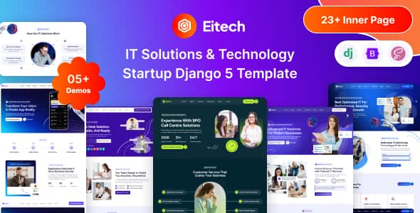 Eitech – Django IT Solutions & Technology Startup Template Eitech – Django IT Solutions & Technology Startup Template
