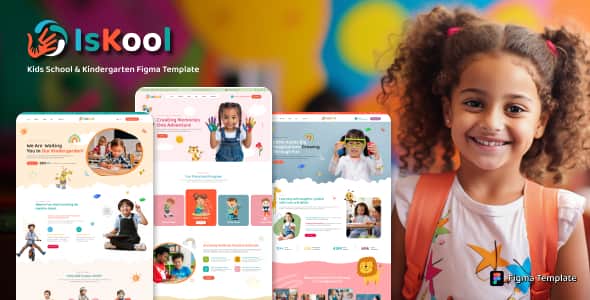 iskool – Children & Kids School Figma Template iskool – Children & Kids School Figma Template