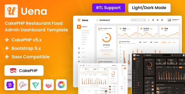 Uena – CakePHP Restaurant Food Admin Dashboard Template Uena – CakePHP Restaurant Food Admin Dashboard Template