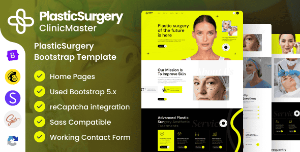 ClinicMaster – Plastic Surgery Bootstrap Template ClinicMaster – Plastic Surgery Bootstrap Template