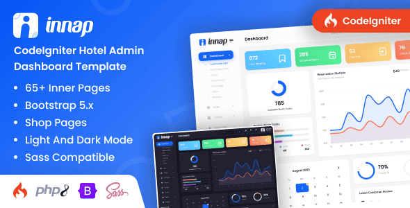 Innap – CodeIgniter Hotel Admin Dashboard Bootstrap 5 Template Innap – CodeIgniter Hotel Admin Dashboard Bootstrap 5 Template