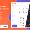 Lezato – Django Restaurant Food Admin Dashboard Template