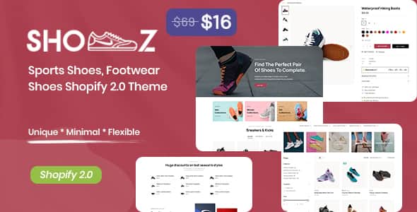 Shooz – Sports Shoes, Footwear Shoes Shopify 2.0 Theme Shooz – Sports Shoes, Footwear Shoes Shopify 2.0 Theme