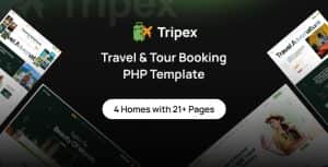Tripex – Travel & Tour Booking PHP Template