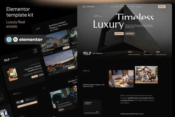 Luxhom – Luxury Real Estate Elementor Template Kit Luxhom – Luxury Real Estate Elementor Template Kit