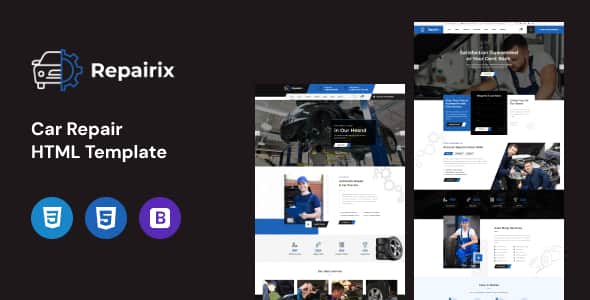 Repairix – Car Repair HTML Template Repairix – Car Repair HTML Template