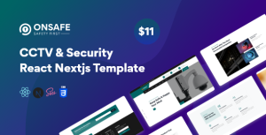 CCTV & Security React Next JS Template | CCTV Security – Onsafe