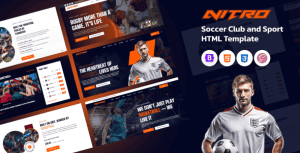 Nitro – Soccer Club and Sport HTML Template