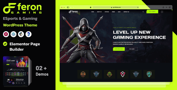 Feron – eSports and Gaming WordPress Theme Feron – eSports and Gaming WordPress Theme
