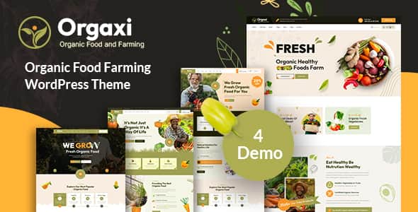 Orgaxi – Organic food and fram WordPress Theme Orgaxi – Organic food and fram WordPress Theme
