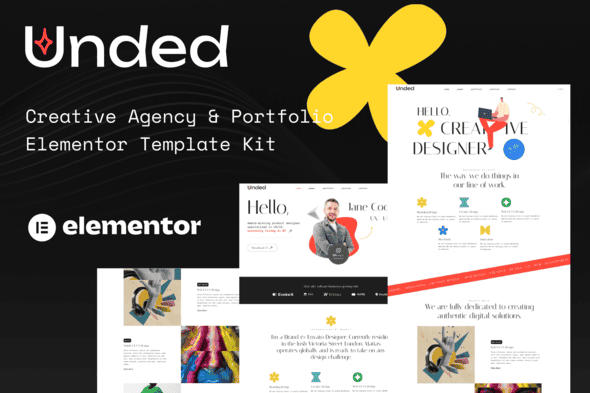 Unded – Creative Agency & Portfolio Elementor Template Kit Unded – Creative Agency & Portfolio Elementor Template Kit