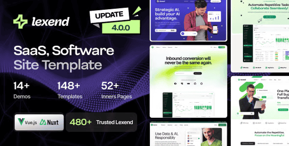Lexend – Software, SaaS & Startup Vue JS 3, Nuxt JS 4 Template Lexend – Software, SaaS & Startup Vue JS 3, Nuxt JS 4 Template