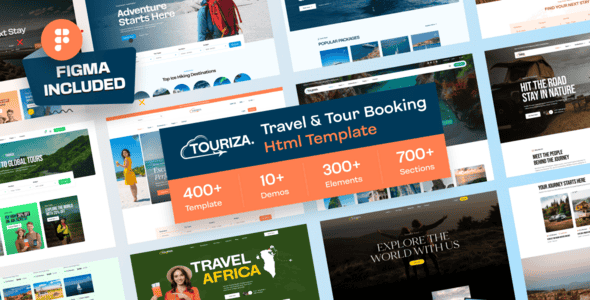 Touriza – Tour & Travel Booking HTML Template Touriza – Tour & Travel Booking HTML Template