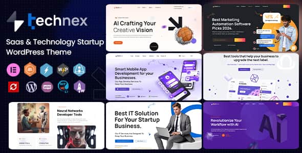 Technex – Elementor Technology & Software WordPress Theme Technex – Elementor Technology & Software WordPress Theme