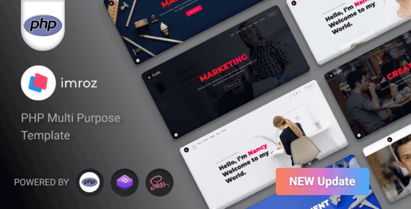 Imroz – Agency and Portfolio PHP Template Imroz – Agency and Portfolio PHP Template