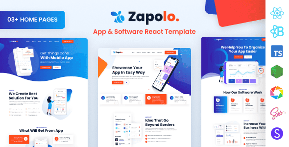Zapolo – Agency App & Software React Template Zapolo – Agency App & Software React Template