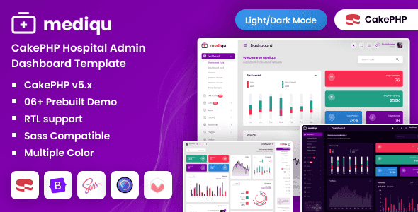 Mediqu – CakePHP Hospital Admin Dashboard Template Mediqu – CakePHP Hospital Admin Dashboard Template