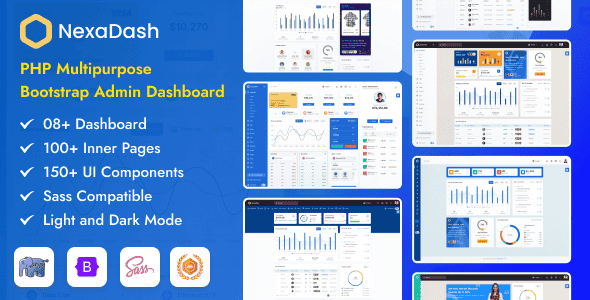 NexaDash – Multipurpose PHP Admin Dashboard Template NexaDash – Multipurpose PHP Admin Dashboard Template