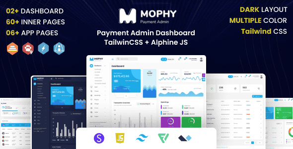 Mophy – Tailwind CSS Payment Admin Dashboard Template Mophy – Tailwind CSS Payment Admin Dashboard Template